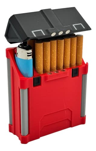 Cigarrera Milwaukee Packout Inspired  - A Pedido_exkarg Rojo