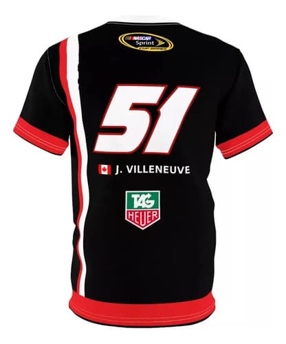 Remera 2013 Tag Heuer Jacques Villeneuve - A Pedido_exkarg Negro M 3