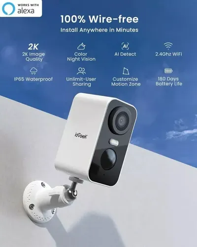 Camara Seguridad Iegeek 5mp Wifi - A Pedido_exkarg Blanco 3