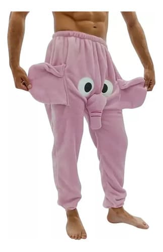 Pijama Para Hombre Con Trompa Elefante - A Pedido_exkarg Azul 40 2