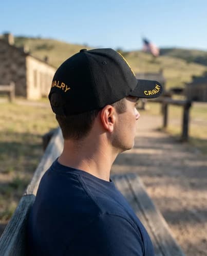 Gorra Cavalry Crossed Sabers Army - A Pedido_exkarg Azul M