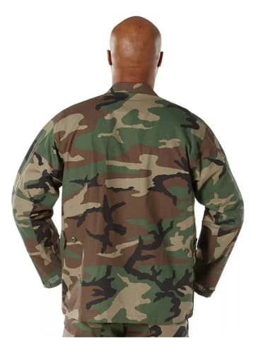 Camisa Rip-stop Military B.d.u. - A Pedido_exkarg Marrón M 2