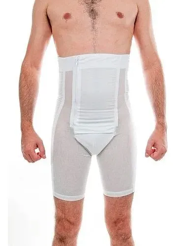 Faja Cuerpo Completo Powershaper Men Usa Made - A Pedido Blanco Xxxs