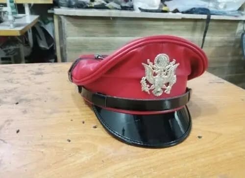Gorro Red Army Cuero - A Pedido_exkarg Rojo Xxx 5