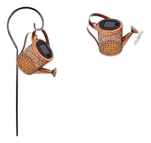 Regadera Decorativa Solar - A Pedido_exkarg Naranja 2