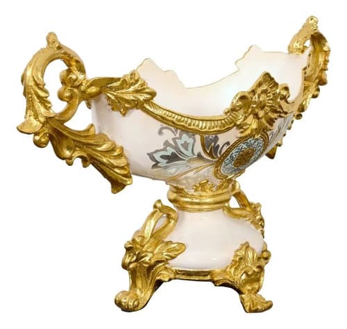 Jarron Decorativo Ceramic Celine Crowned - A Pedido_exkarg X