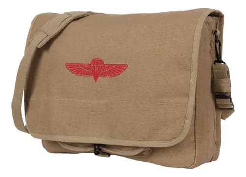 Morral Cartera Paratrooper Israeli - A Pedido_exkarg Negro 4