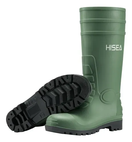 Botas De Lluvia Hisea - A Pedido Verde 37 Ar 2