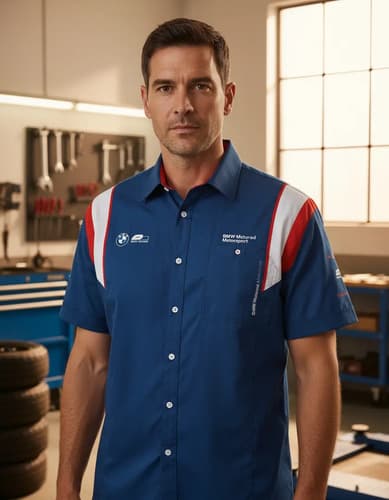 Camisa Bmw Motorrad Motorsport Shirt - A Pedido_exkarg Azul S