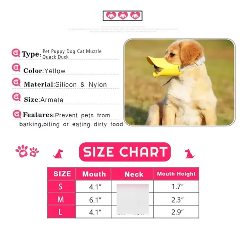 Bozal Pet Puppy Dog - A Pedido_exkarg Pequeño 8