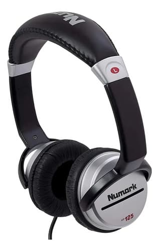 Auriculares Dj Numark Hf125 - A Pedido Negro/plateado 7