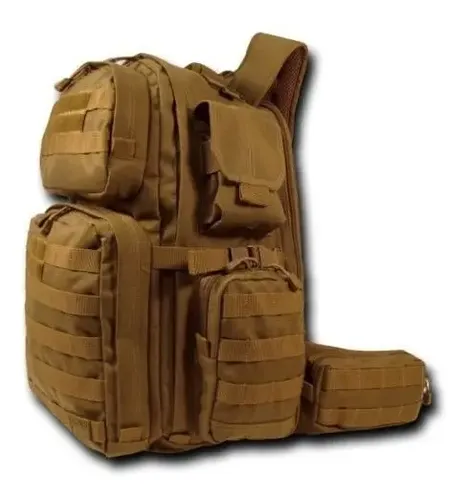 Mochila Tactica Brown Tactical Rex Assault - A Pedido_exkarg Marrón 3
