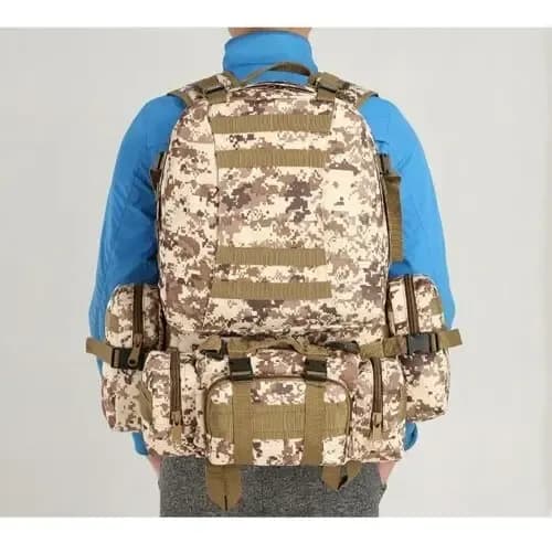 Mochila 4pcs 45l Oxford Outdoor - A Pedido_exkarg Marrón 3