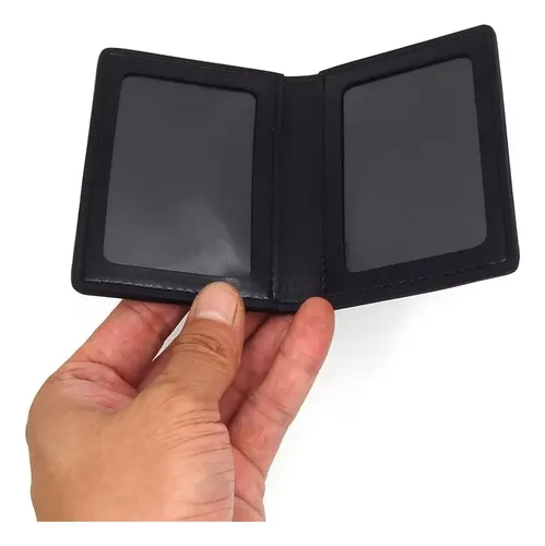 Tarjetero Fbi Cuero - A Pedido_exkarg Negro X 4