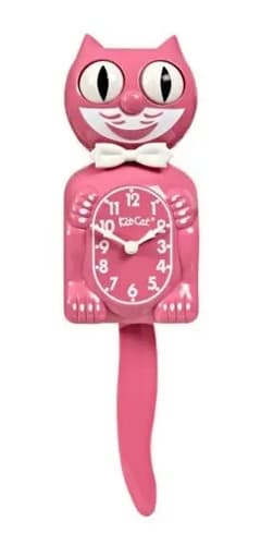 Reloj De Pared Strawberry Kit Cat Clock - A Pedido_exkarg Negro