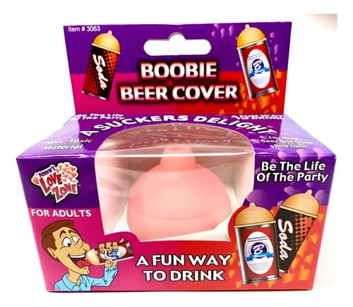 Pezon De Goma De Broma Para Lata Bebidas - A Pedido_exkarg Piel