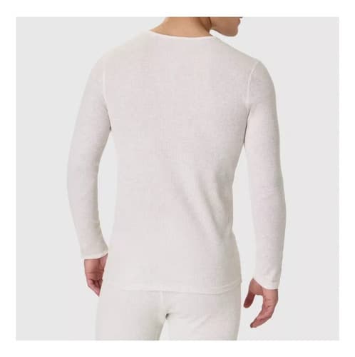 Remera Termica Mangas Largas Hanes - A Pedido Blanco Xs 2