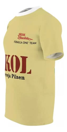 Remera 1980 Fittipaldi F8 F1 - A Pedido_exkarg Beige Estampada M 2