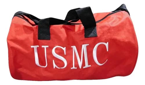 Bolso Us Marine Corps Emblems Red - A Pedido_exkarg Rojo 5