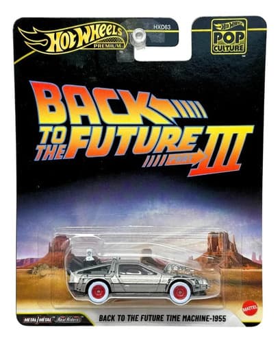 Auto Hot Wheels  Back To The Future Time Machine - A Pedido Negro