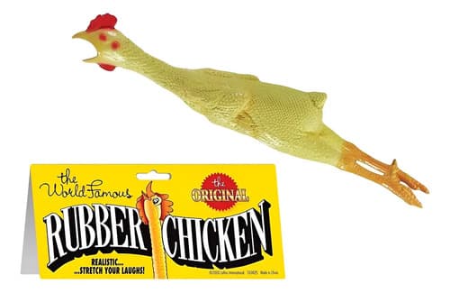 Pollo De Goma / Juguete De Broma - A Pedido_exkarg Amarillo
