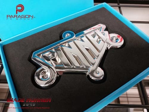 Emblema Blade Runner 2049 Spinner Licensed - A Pedido Plateado 2