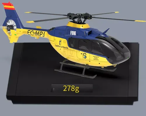 Helicoptero A Radio Control Yxznrc Rc - A Pedido_exkarg Azul 3