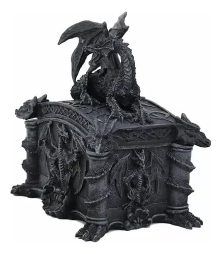 Caja Joyera Medieval - A Pedido_exkarg Negro 5