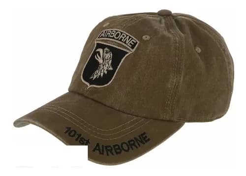 Gorra Us Army 101st Abn Airborne Brown - A Pedido_exkarg Marrón Adulto Ajustable