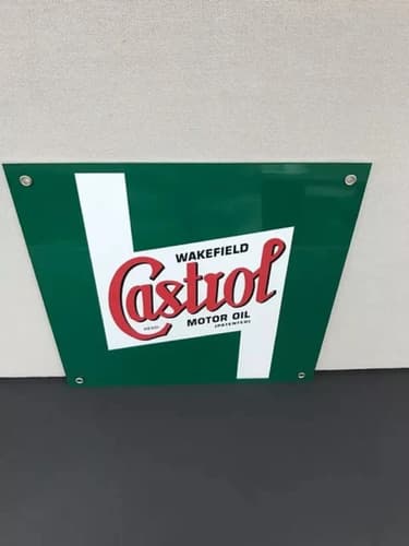 Cartel Castrol Oil Racing Vintage - A Pedido_exkarg X 2