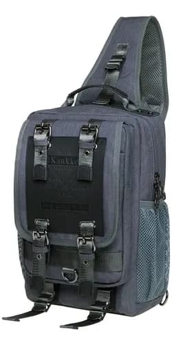 Mochila Cruzada Kaukko Canvas - A Pedido_exkarg X