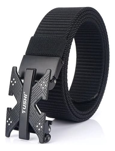 Cinturon Tactico Leisure Belt Alloy - A Pedido_exkarg Negro 125 Cm 3