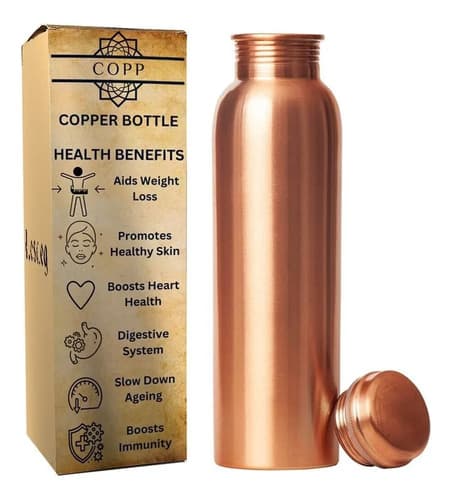 Botella Hidratacion Agua De Cobre Copper - A Pedido Cobre 2