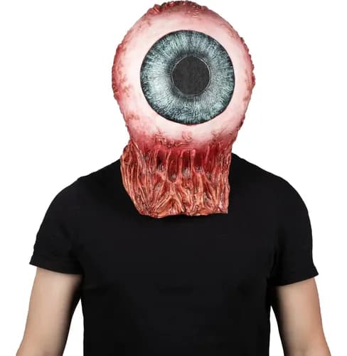 Máscara Monstruo Ojo Gigante Ghoulish Creepy Halloween Blanco 7