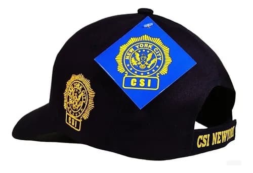Gorra Csi Original New York - A Pedido_exkarg Azul Adulto Ajustable 2