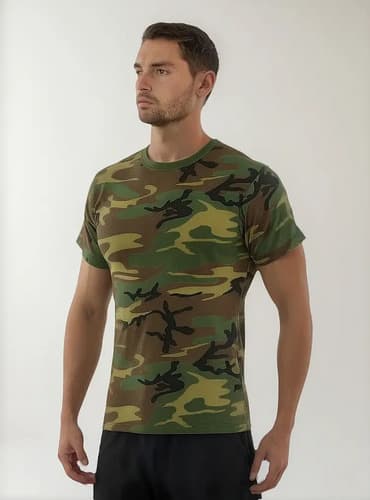 Remera Camo Rothco Short - A Pedido_exkarg Marrón 38