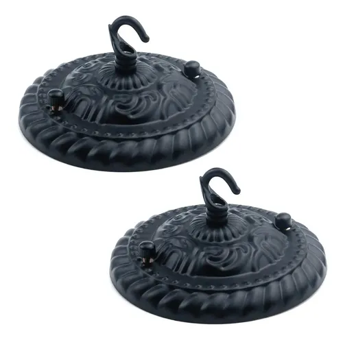 Floron Techo Vintage Black Chandelier - A Pedido_exkarg Negro 5