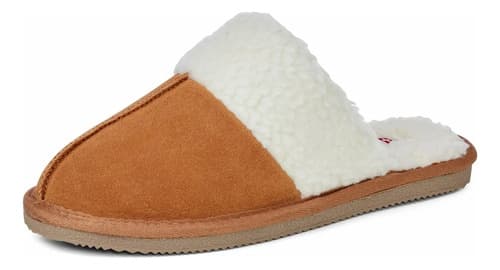 Chanclas De Casa Alpine Swiss Para Mujer - A Pedido_exkarg Marrón 40 Ar 2