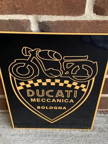 Cartel Decorativo  Ducati Garage - A Pedido_exkarg D 2