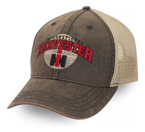 Gorra Ih International Harvester Washed - A Pedido_exkarg Marrón L