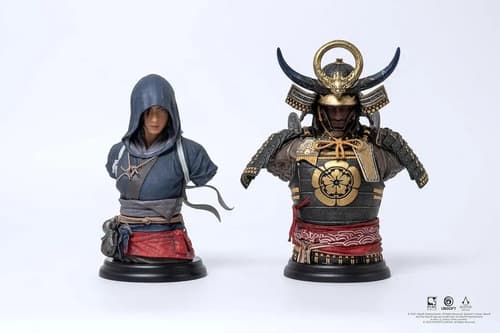 Busto Decorativo  Assassins Creed Shadows: Naoe - A Pedido Negro 2