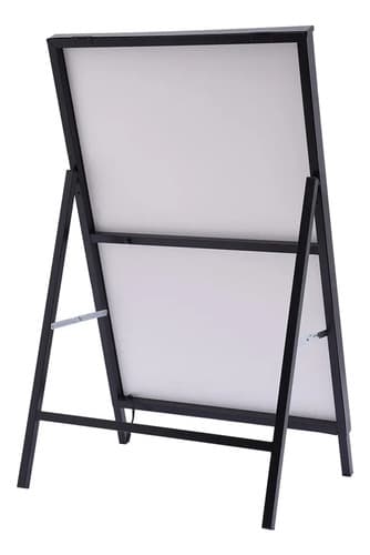 Soporte Para Carteles Con Luz De Led - A Pedido Negro 4