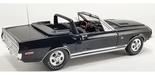 Auto 1968 Shelby Gt500 Kr Convertible 1/18 - A Pedido_exkarg Negro 2