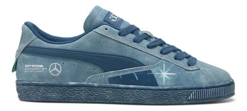 Zapatillas Mercedes Mapf1 Suede - A Pedido_exkarg Azul 34,5 Ar 4