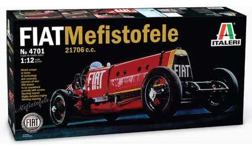 Italeri 510004701 1:12 Escala Fiat Mefist Ofele 21706 °c.c. 1923 25, Vehículo