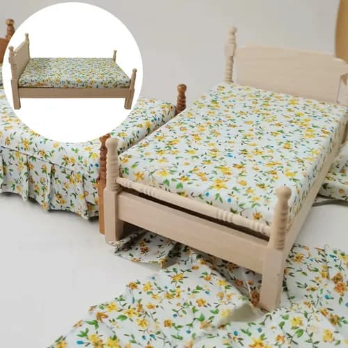 Cama Juguete Casa De Muñecas - A Pedido_exkarg 6