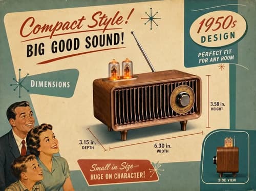 Radio Vintage Bluetooth Fm Radio Speaker - A Pedido Marrón 2