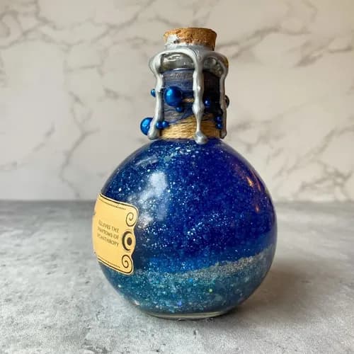Botella Decorativa Werewolf Potion Bottle Wizard - A Pedido Azul 5