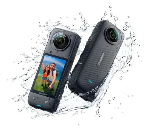 Insta360 X4 Adventure Bundle 8k 256gb Bateria Palo Invisible Negro 10