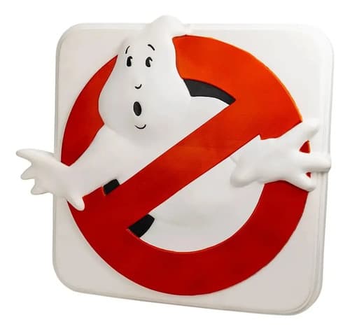 Cartel Decorativo Ghostbusters Led Genuino - A Pedido_exkarg Blanco